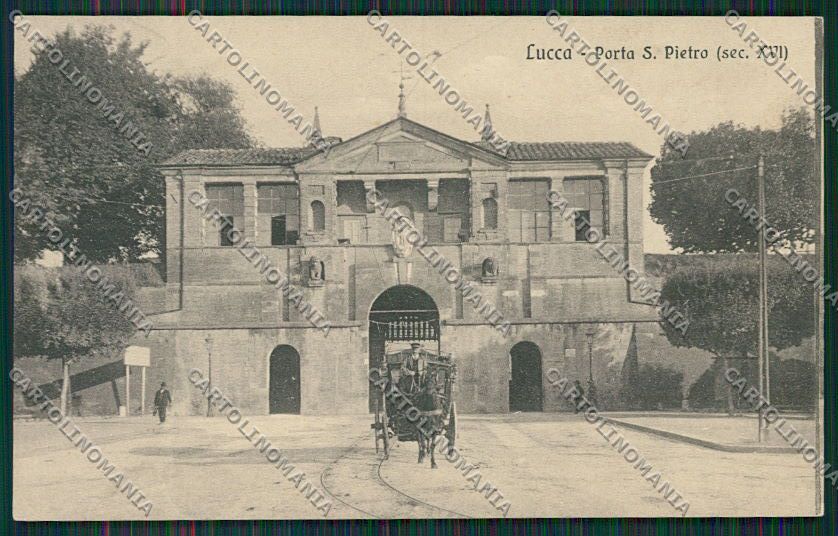 Lucca Città Porta San Pietro cartolina QQ2468 – fronte