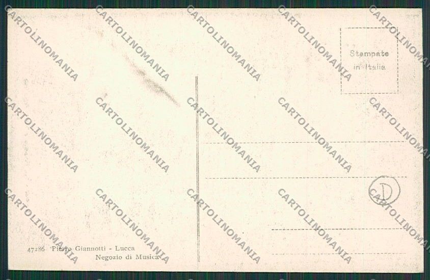 Lucca Città cartolina QQ2475 – retro