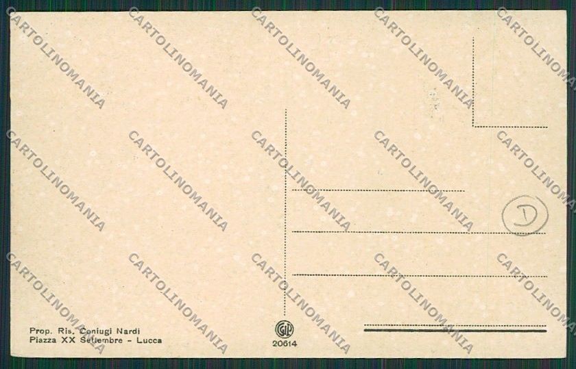Lucca Città cartolina QQ2477 – retro