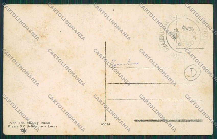 Lucca Città cartolina QQ2479 – retro