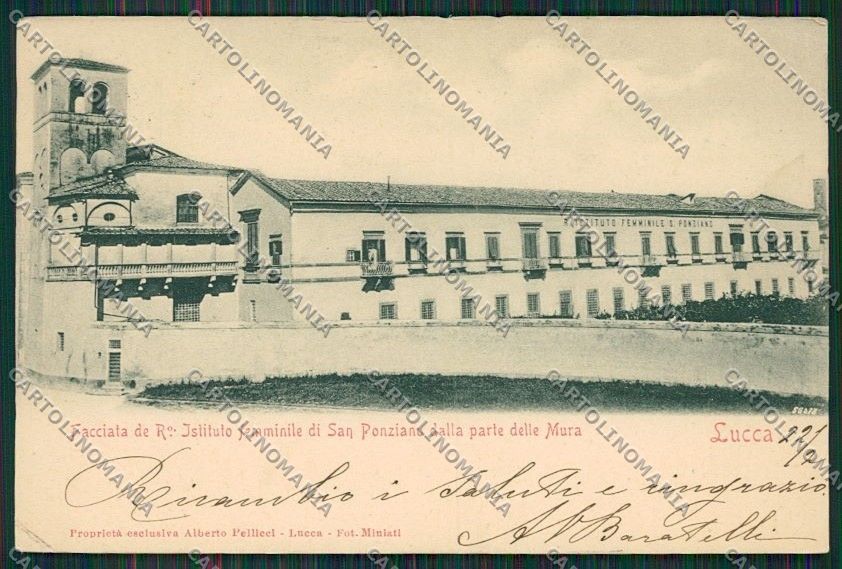 Lucca Città PIEGHINA cartolina QQ2484 – fronte