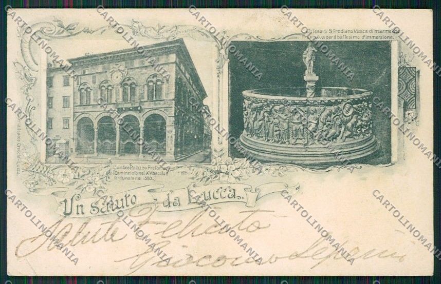 Lucca Città Saluti da PIEGHINA cartolina QQ2500 – fronte