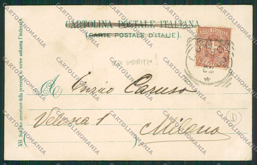 Lucca Città Saluti da PIEGHINA cartolina QQ2500 – retro