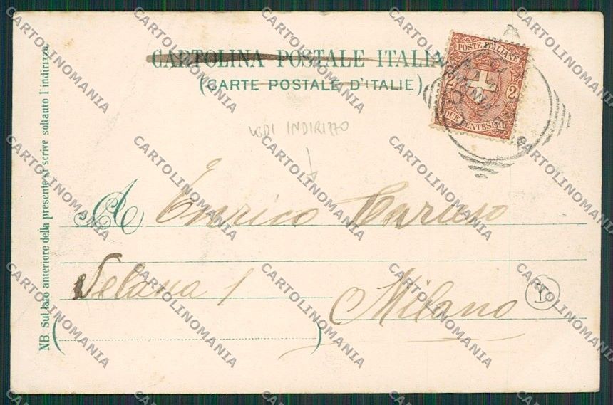 Lucca Città Saluti da PIEGA cartolina QQ2501 – retro