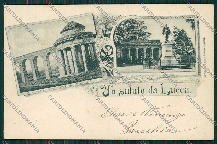 Lucca Città Saluti da cartolina QQ2502 – fronte