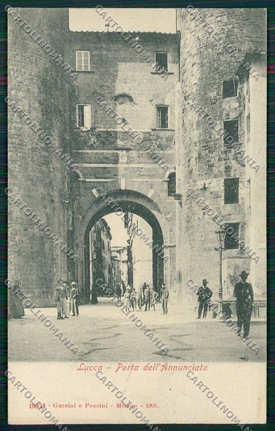 Lucca Città Porta Annunciata cartolina QQ2509 – fronte