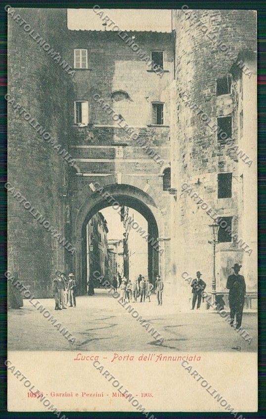Lucca Città Porta Annunciata cartolina QQ2517 – fronte