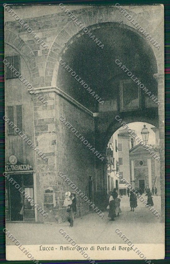 Lucca Città Porta Borgo cartolina QQ2525 – fronte