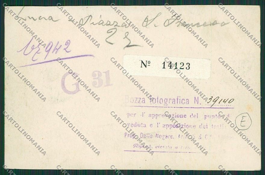 Lucca Città Bozza Foto cartolina QQ2526 – retro
