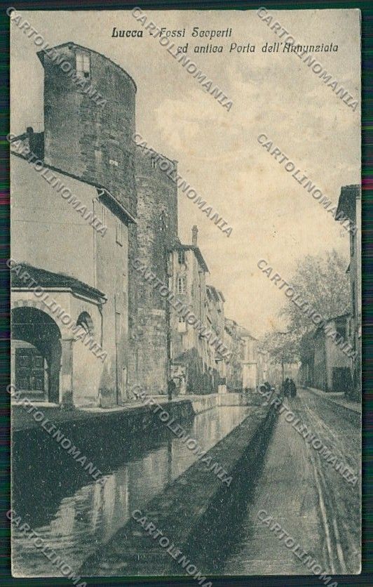 Lucca Città ABRASA cartolina QQ2533 – fronte