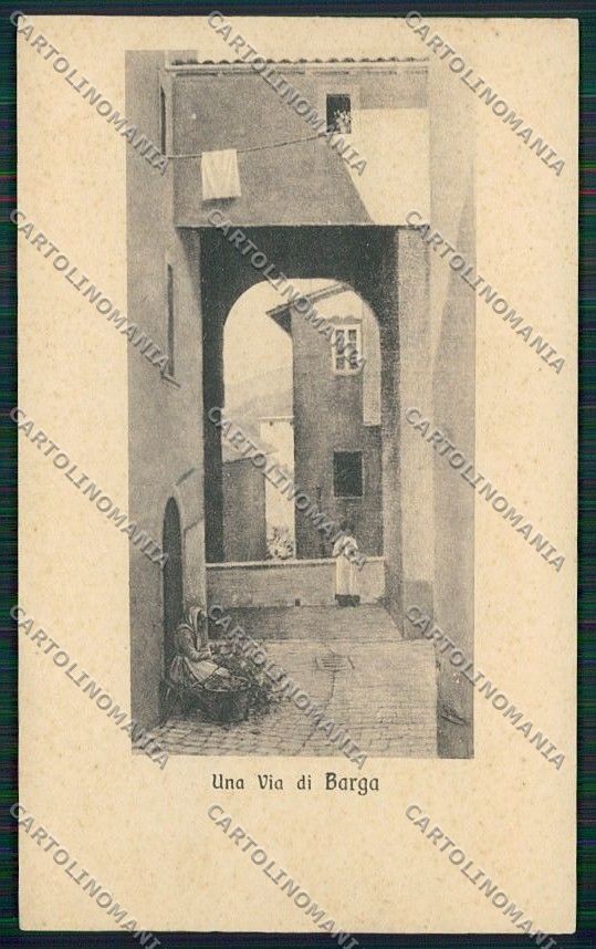Lucca Barga cartolina QQ2595 – fronte