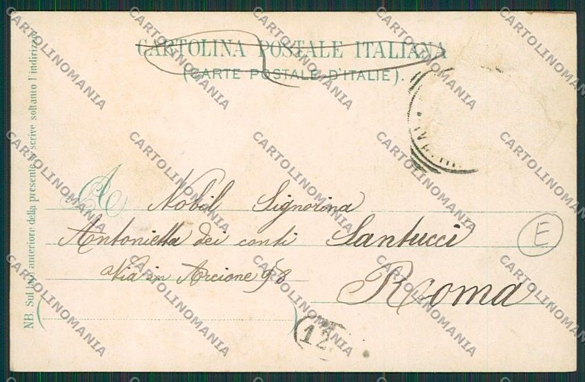 Lucca Borgo a Mozzano Saluti da ABRASA cartolina QQ2614 – retro