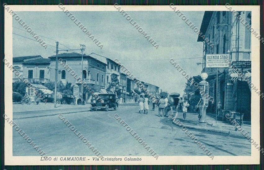 Lucca Camaiore Auto PIEGA cartolina QQ2620 – fronte