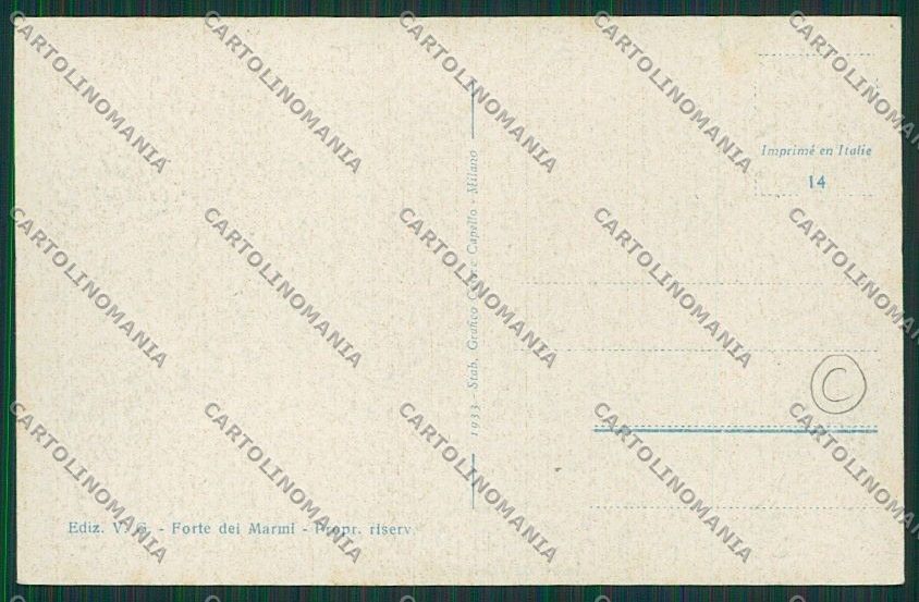 Lucca Forte dei Marmi cartolina QQ2635 – retro