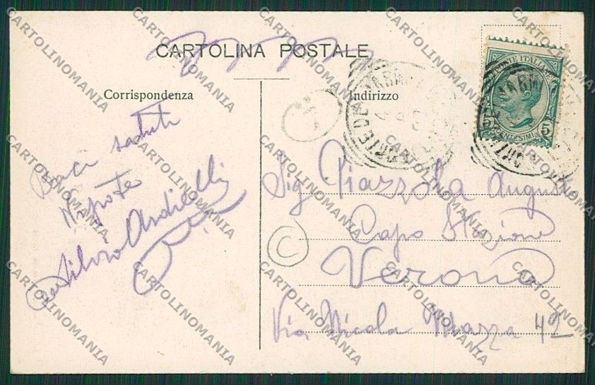 Lucca Forte dei Marmi cartolina QQ2638 – retro