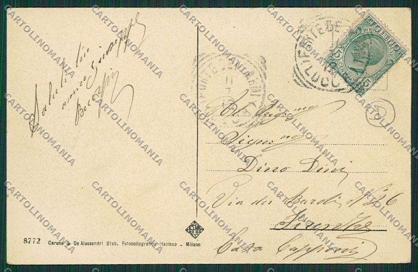 Lucca Forte dei Marmi cartolina QQ2647 – retro