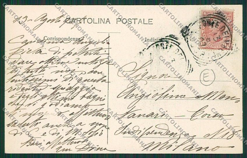 Lucca Forte dei Marmi cartolina QQ2664 – retro