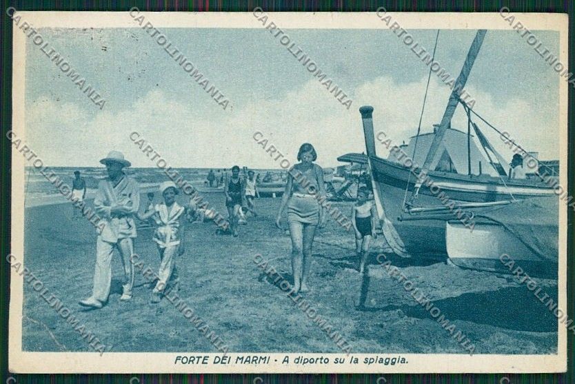 Lucca Forte dei Marmi PIEGHINA cartolina QQ2680 – fronte