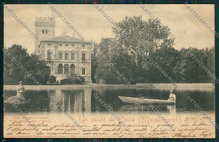 Lucca Massaciuccoli cartolina QQ2699 – fronte