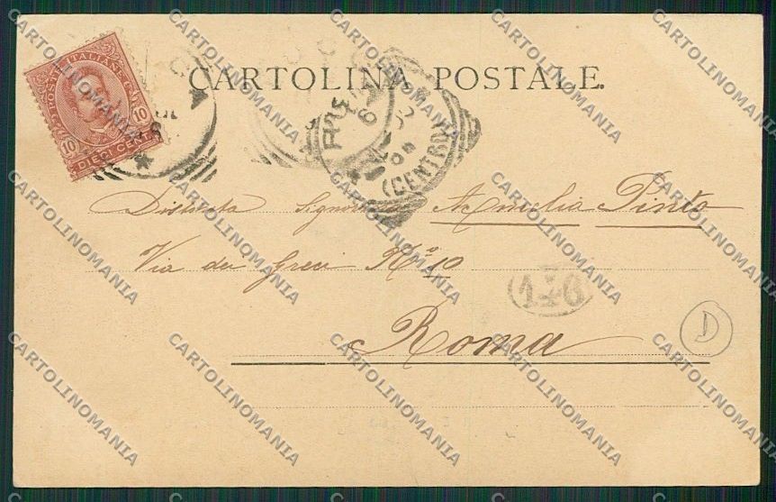 Lucca Massaciuccoli cartolina QQ2699 – retro