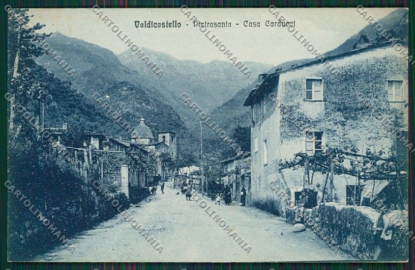 Lucca Pietrasanta Valdicastello cartolina QQ2734 – fronte