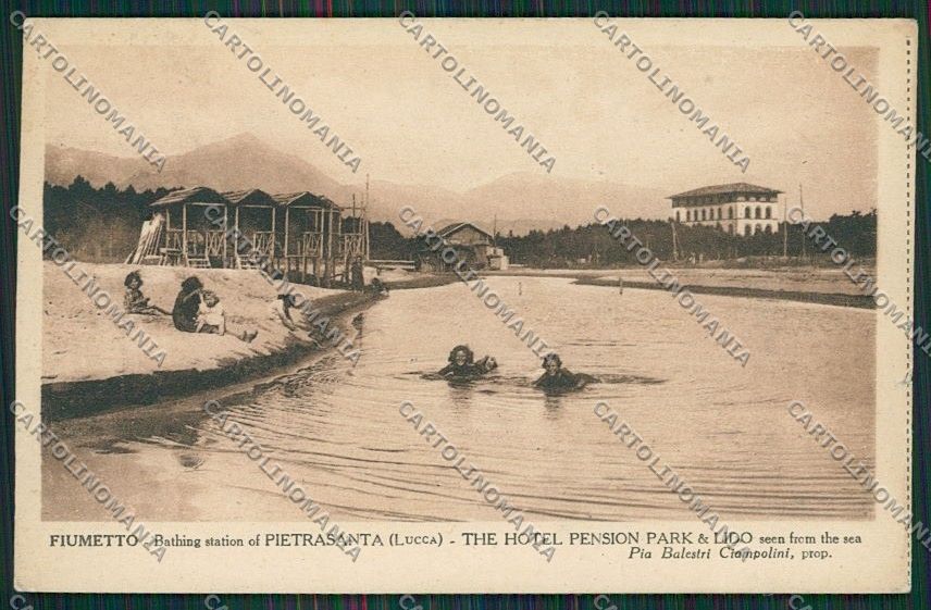 Lucca Pietrasanta Fiumetto cartolina QQ2736 – fronte