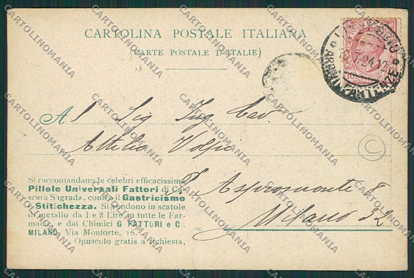 Lucca Viareggio cartolina QQ2767 – retro