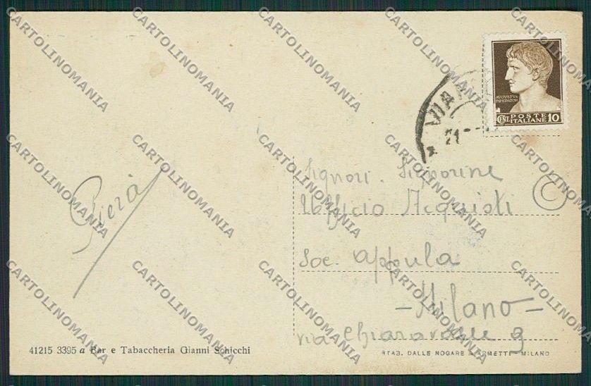Lucca Viareggio cartolina QQ2774 – retro