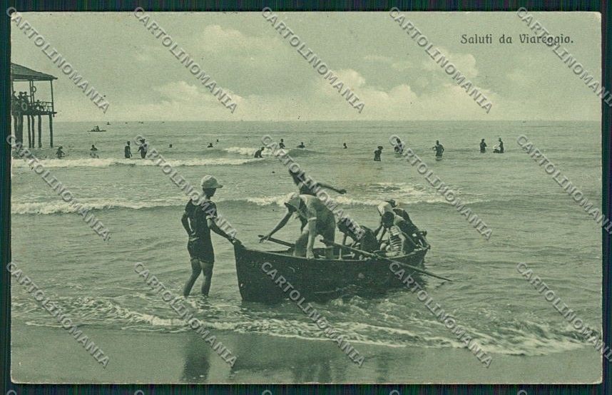 Lucca Viareggio PIEGHINA cartolina QQ2781 – fronte