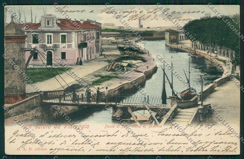 Lucca Viareggio Marina Militare PIEGA cartolina QQ2783 – fronte