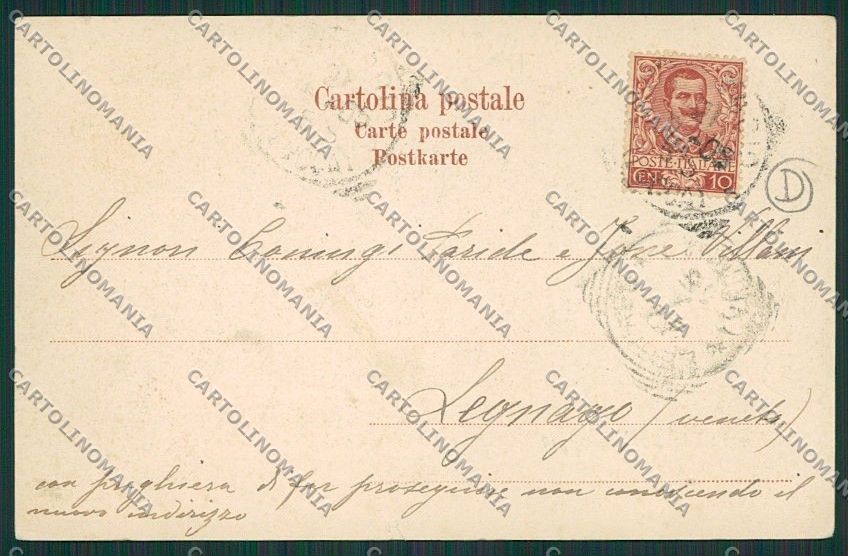 Lucca Viareggio Marina Militare PIEGA cartolina QQ2783 – retro