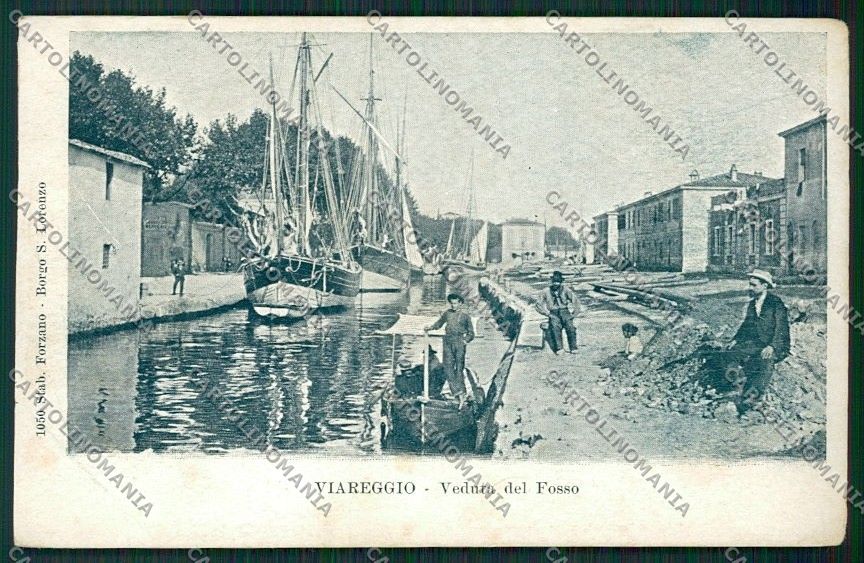 Lucca Viareggio cartolina QQ2829 – fronte
