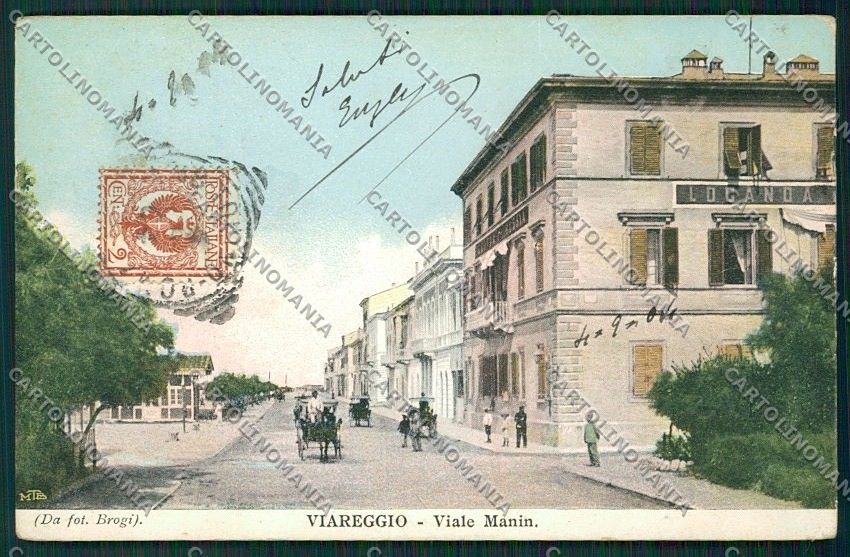Lucca Viareggio cartolina QQ2835 – fronte