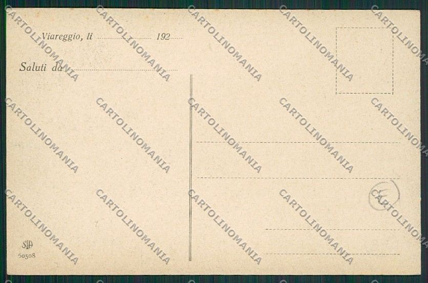 Lucca Viareggio cartolina QQ2843 – retro