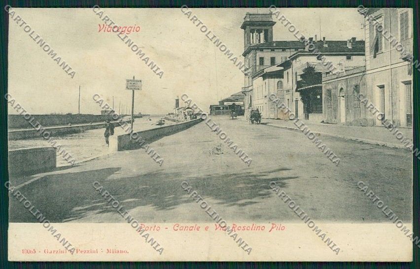 Lucca Viareggio TRACCE UMIDO cartolina QQ2847 – fronte