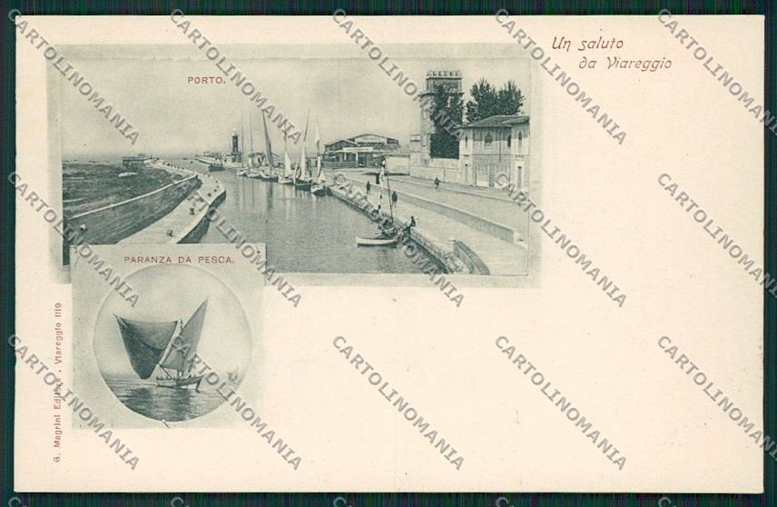 Lucca Viareggio Saluti da cartolina QQ2849 – fronte