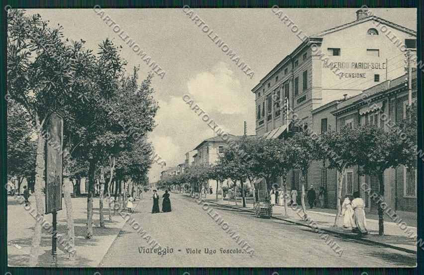 Lucca Viareggio PIEGA cartolina QQ2855 – fronte