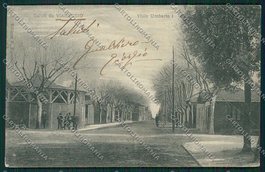 Lucca Viareggio cartolina QQ2871 – fronte