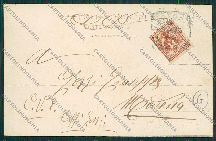 Lucca Viareggio cartolina QQ2871 – retro