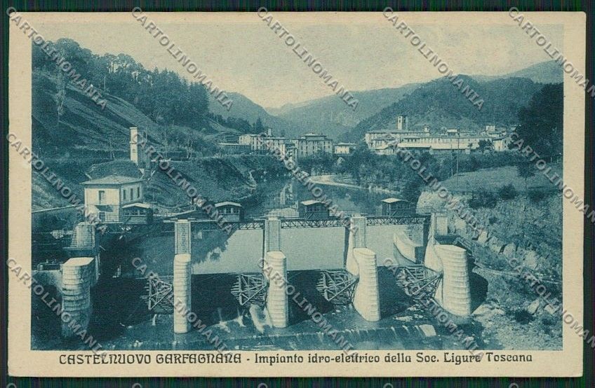 Lucca Castelnuovo Garfagnana Diga cartolina QQ2896 – fronte