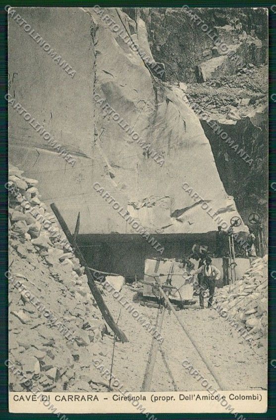 Massa Cave Marmo Ciresuola PIEGA cartolina QQ2953 – fronte