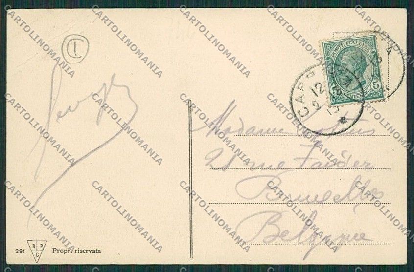 Massa Cave Marmo Ciresuola PIEGA cartolina QQ2953 – retro