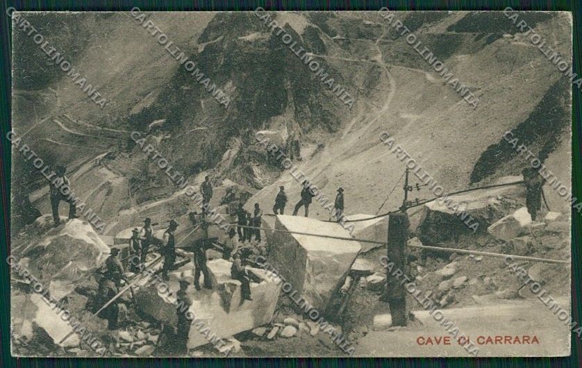 Massa Cave Marmo PIEGHINE cartolina QQ2969 – fronte