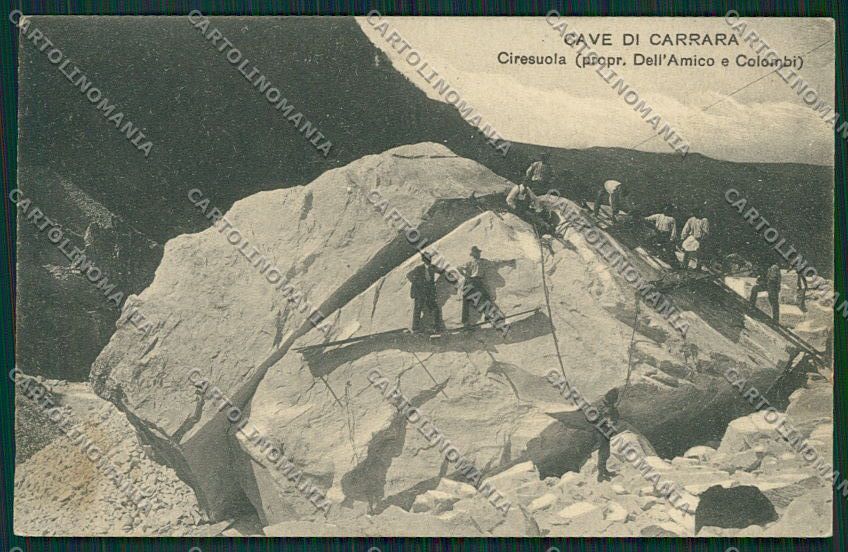 Massa Cave Marmo Ciresuola cartolina QQ2970 – fronte
