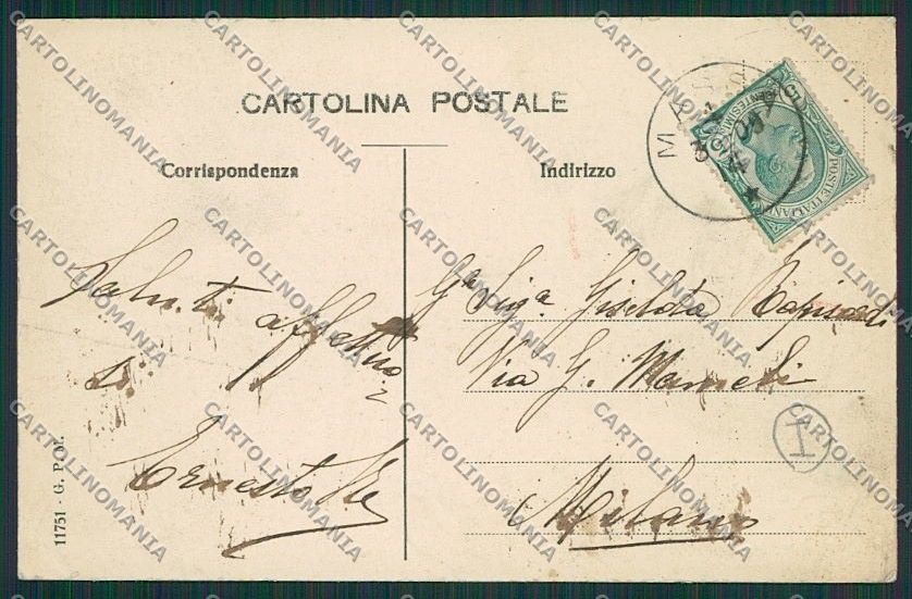Massa Cave Marmo Canevara PIEGA cartolina QQ3009 – retro