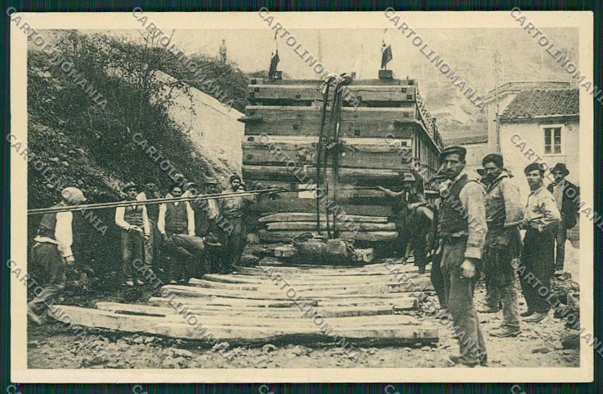 Massa Cave Marmo Fascismo cartolina QQ3019 – fronte