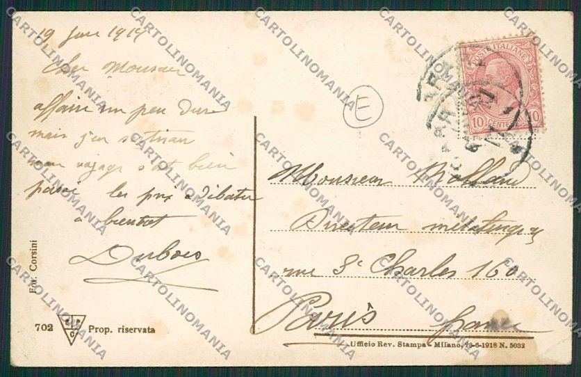 Massa Carrara PIEGHINE cartolina QQ3045 – retro