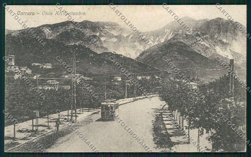 Massa Carrara Tram cartolina QQ3046 – fronte