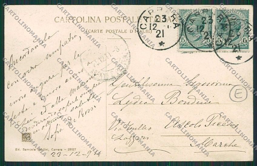 Massa Carrara cartolina QQ3051 – retro