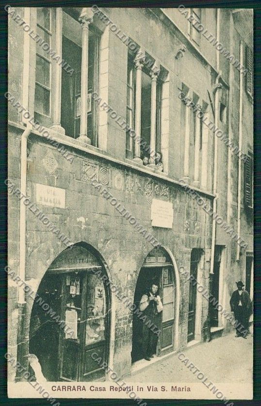 Massa Carrara ABRASA cartolina QQ3057 – fronte